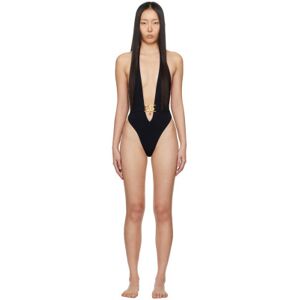 Dolce & Gabbana Black Cutout Swimsuit  - N0000 Nero - Size: 3 - female