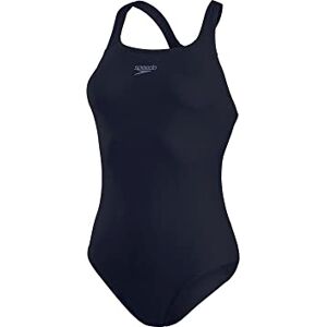 Speedo Womens Eco Endurance+ Medalist Swimsuit, True Navy, 16 EU