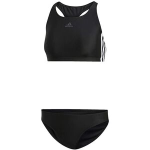 Adidas 3 Stripe 2 Piece Swimsuit Black 42 Female