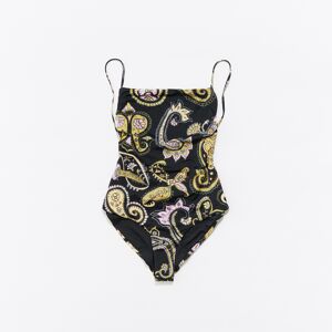 BIMBA Y LOLA Black paisley swimsuit PAISLEY BLACK L adult