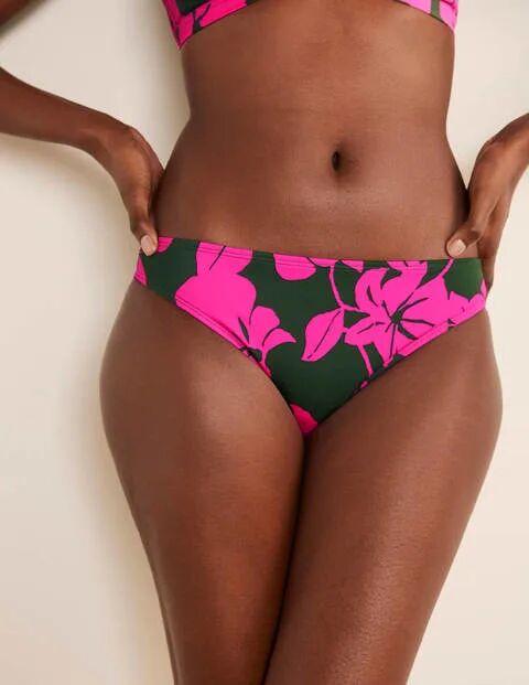 Boden Amalfi Bikini Bottoms Palm Leaf, Lush Bloom Women Boden Nylon Size: 10