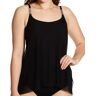 Coco Reef Women's Classic Solids Current Mesh Layer Tankini Swim Top in Black (U95433)   Size 32C   HerRoom.com