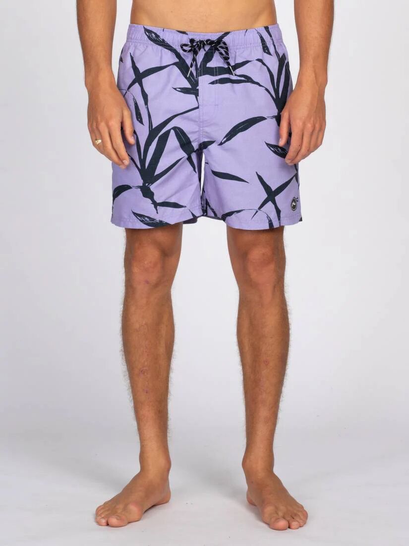 Rusty Obscurity Elastic Boardshort - Chalk Violet Rusty Australia, 34 / Chalk Violet