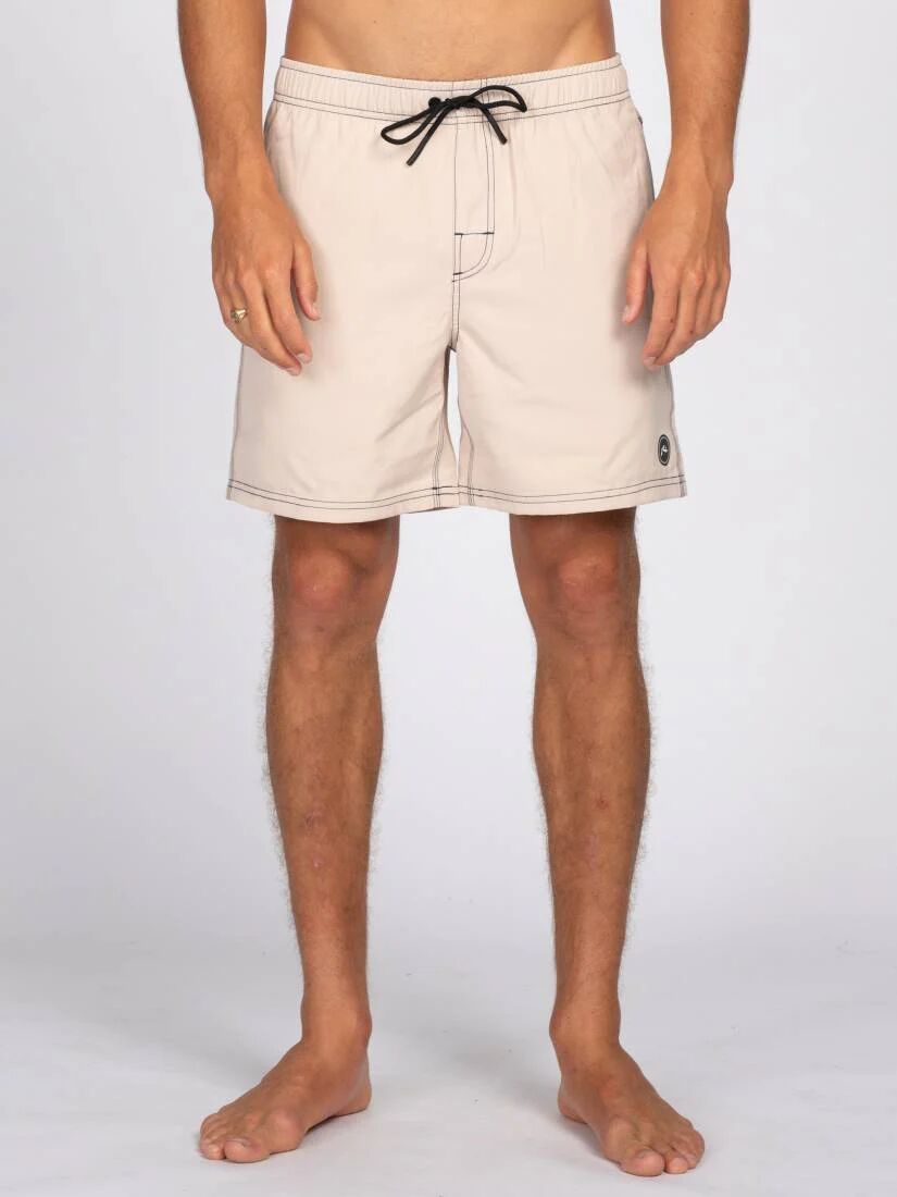 Rusty T-n-t Elastic Boardshort - Oatmeal Rusty Australia, 32 / Oatmeal