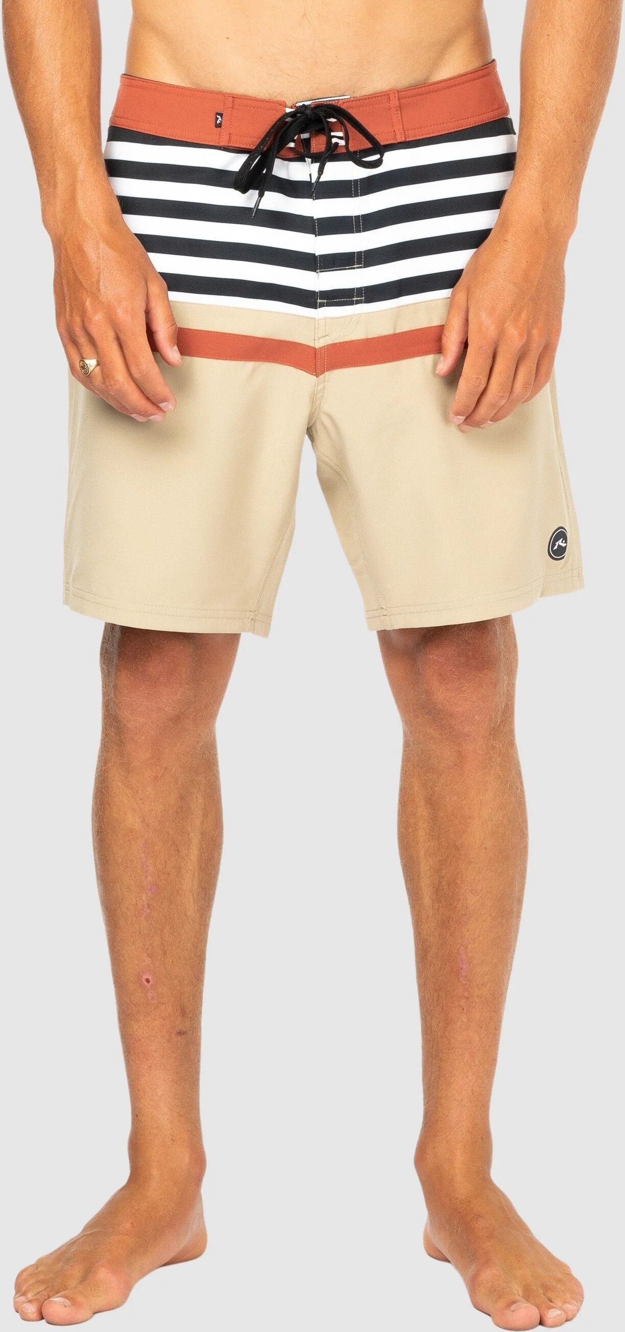 Rusty Nitrous Acid Boardshort - Oatmeal Rusty Australia, 33 / Oatmeal