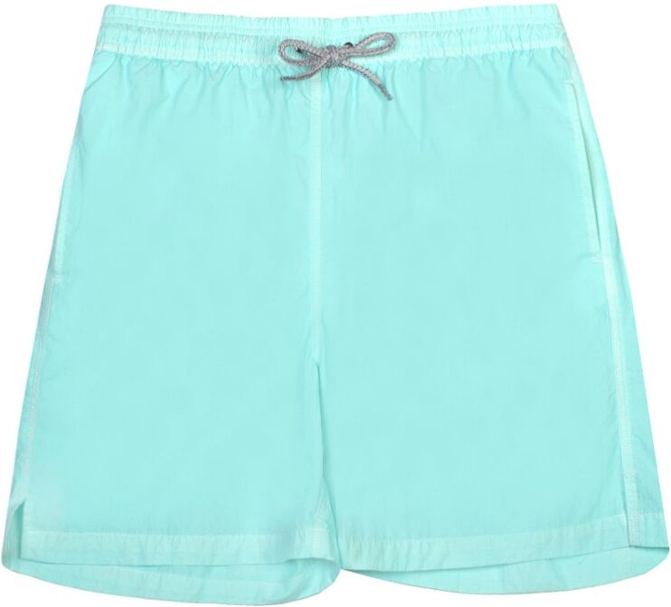 Hawes & Curtis Men's Garment Dye Swim Shorts in Aqua   Small