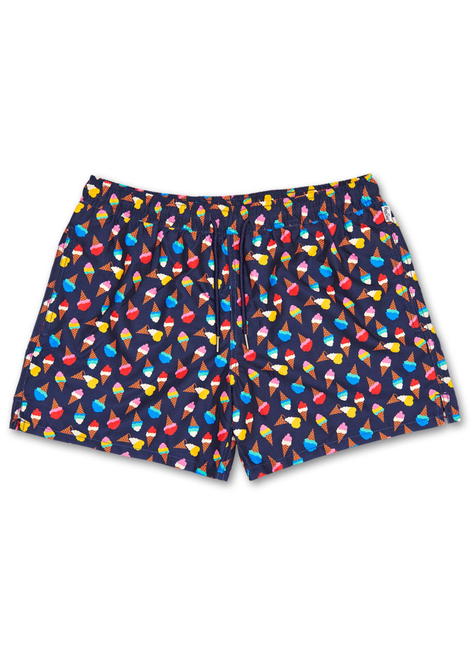 Happy Socks Ice Cream Swim Shorts - Blue,Brown,Pink,Red,Yellow - Men