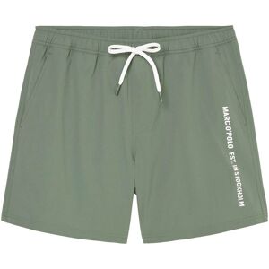 Marc O' Polo Badeshorts, mit seitlichen Taschen und Logoschriftzug green  S