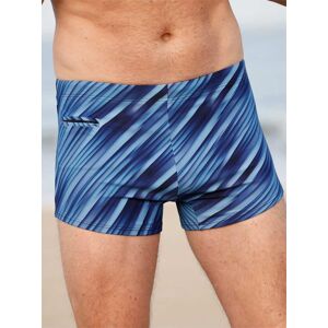 feel good Badehose marine-mittelblau-bedruckt  7