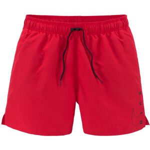 Nike Badeshorts, mit Markenschriftzug rot  M/48