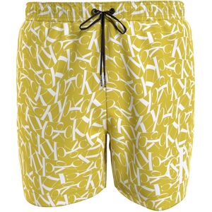 Calvin Klein Swimwear Badehose, mit Muster gelb  M (50)