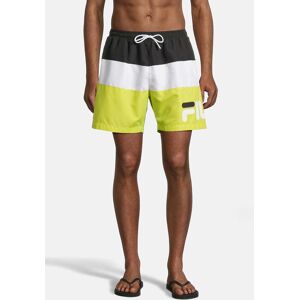 Fila Badehose »FILA Badehosen Simbabwe Blocked Beach Shorts« Gelb  S