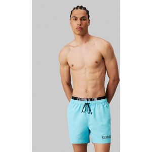 Calvin Klein Swimwear Badeshorts »MEDIUM DOUBLE WB«, mit doppeltem Bund Blue Punch  S (48)