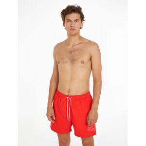 Tommy Hilfiger Swimwear Badeshorts »SF MEDIUM DRAWSTRING«, mit kultigem... hot heat Größe S (48)