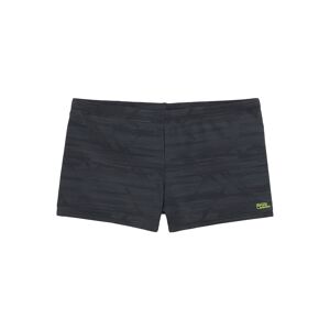 Bruno Banani Boxer-Badehose, mit trendigem Alloverprint schwarz-grau Größe 7 (54/56)