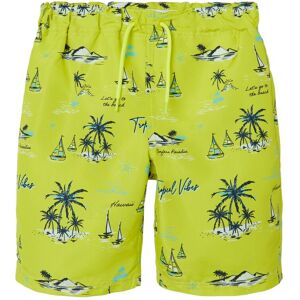 Name It Badeshorts »NKMZORRO LONG SWIM SHORTS« evening primrose Größe 128