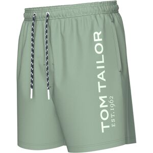 TOM TAILOR Badehose, mit gemusterten Kordeln moss Größe XL