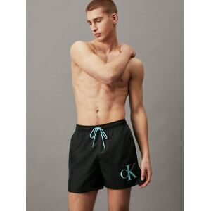 Calvin Klein Swimwear Badeshorts »MEDIUM DRAWSTRING«, mit kontrastfarbenem Logo Black Größe XL (54)