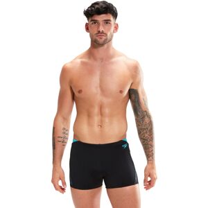 Speedo Badeshorts »Boxer-Badehose Boom«, 100% Chlorbeständigkeit Black/Bolt Größe 3 (XS)