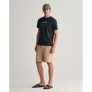 Gant Shorts »DRAWSTRING LOGO SHORTS«, mit elastischem Bund und Kordelzug dark khaki Größe XL