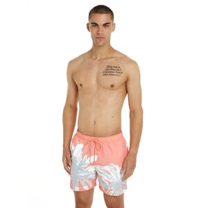 Tommy Hilfiger Swimwear Badeshorts »MEDIUM DRAWSTRING PLACED«, mit Palmenprint summer peach Größe L (52)