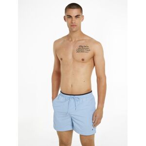 Tommy Hilfiger Swimwear Badeshorts »MEDIUM DRAWSTRING«, mit Brandlabel auf... well water Größe L (52)