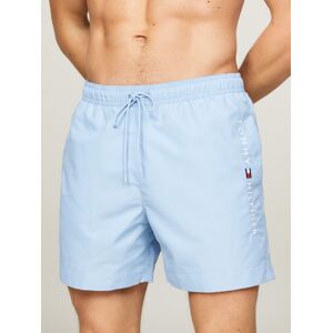 Tommy Hilfiger Swimwear Badeshorts »MEDIUM DRAWSTRING«, mit Logoschriftzug an... well water Größe XXL (56)