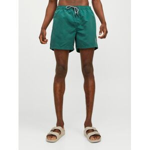 Jack & Jones Badeshorts »JPSTFIJI JJSWIM SOLID SN LY«, gut geschnittene... Dark Green Größe XS