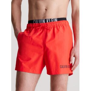 Calvin Klein Swimwear Badeshorts »MEDIUM DOUBLE WB«, mit doppeltem Bund Hot Heat Größe S (48)