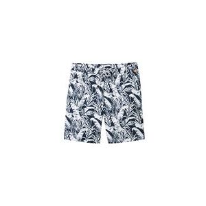 TOM TAILOR Herren Badeshorts mit Allover-Print, blau, Allover Print, Gr. L