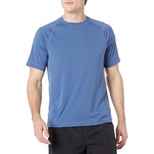 Amazon Essentials Herren Kurzärmeliges, Schnell Trocknendes Bade-T-Shirt, Blau, M