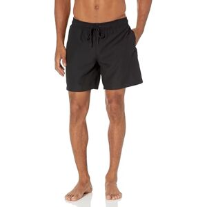 Amazon Essentials Herren Badehose, Schnell Trocknend, 18 cm, Schwarz, XL