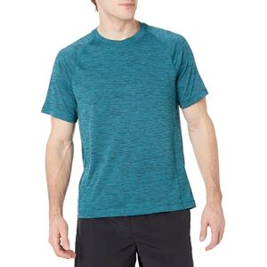 Amazon Essentials Herren Kurzärmeliges, Schnell Trocknendes Bade-T-Shirt, Dunkelblaugrün, XL