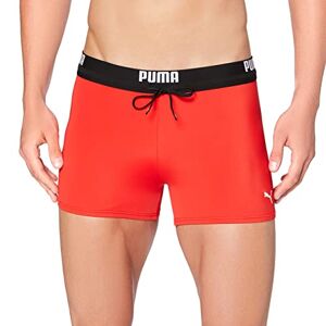 Puma Herren  Zwembroek met logo voor heren Swim Trunks, Rot, L EU