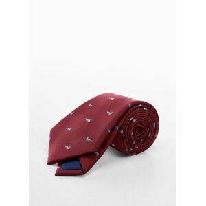 mango man Krawatte mit Animalprint - Bordeaux - U - männlich
