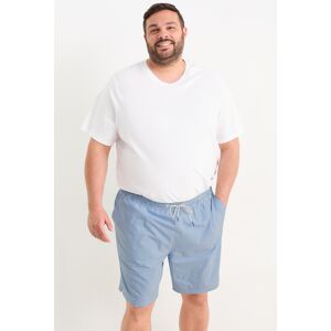 C&A Badeshorts-gestreift, Blau, Größe: 3XL Männlich