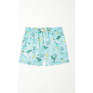 Tezenis Badeshorts Basic mit Print Mann Aufdruck Größe L