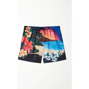 Tezenis Badeshorts Basic mit Print Mann Aufdruck Größe L