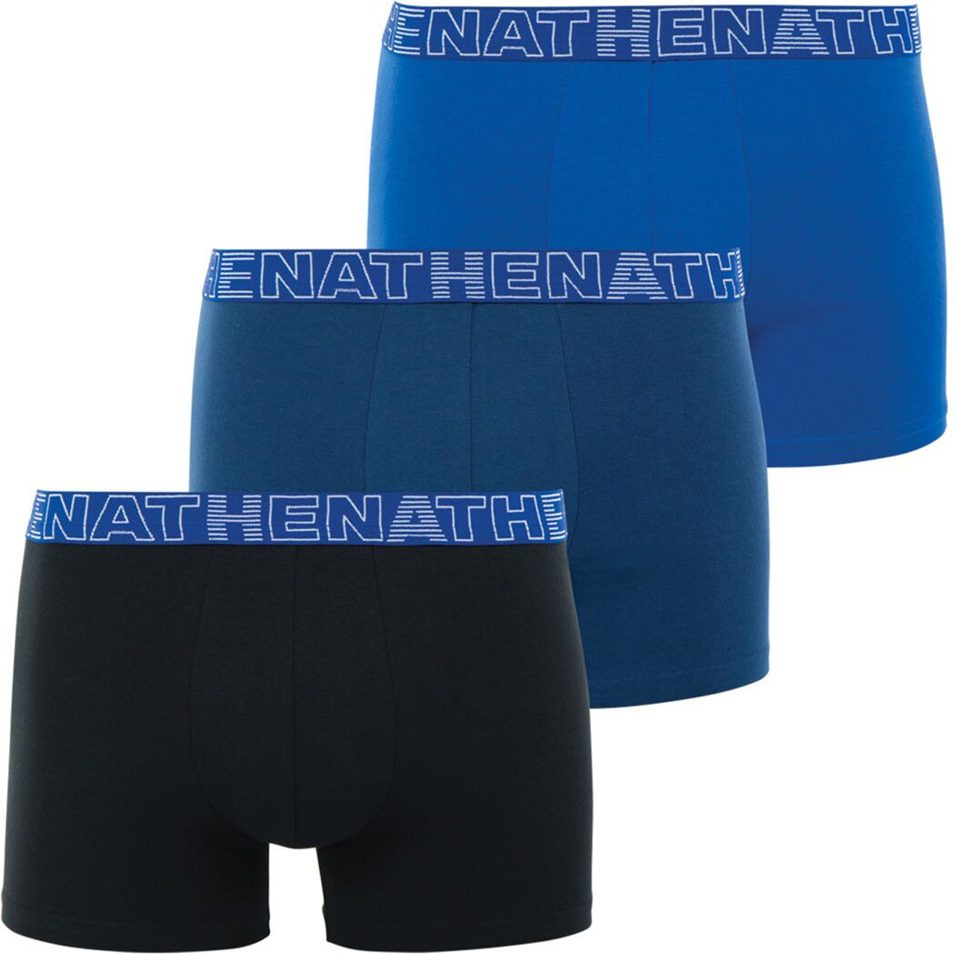 Athena 3er-Pack Boxershorts BASIC COLOR SCHWARZ;ROT;BLAU