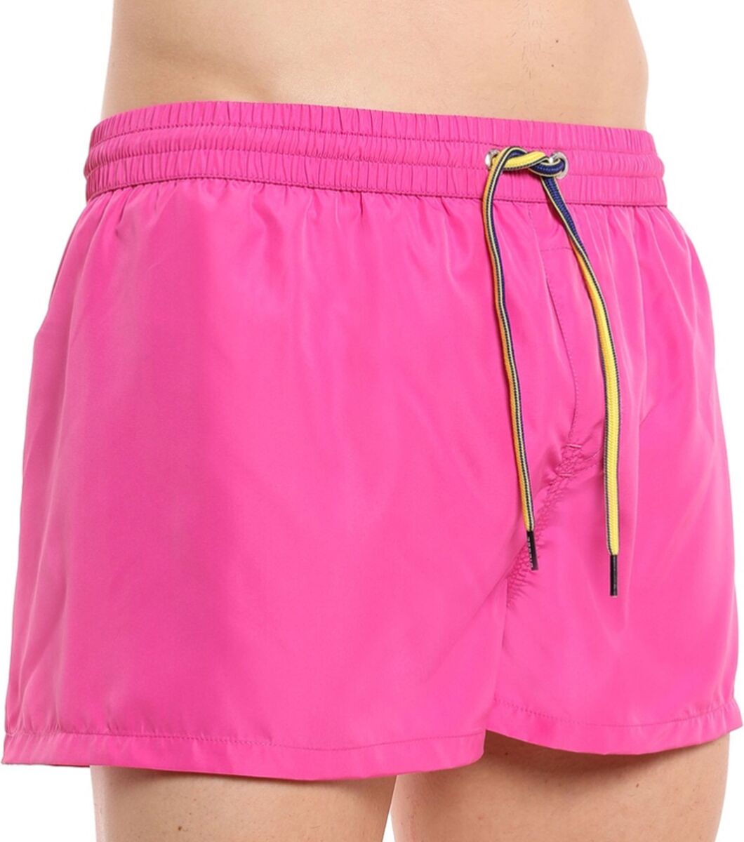 Diesel Badeshorts, unifarben mit Logo ROSA;BLAU