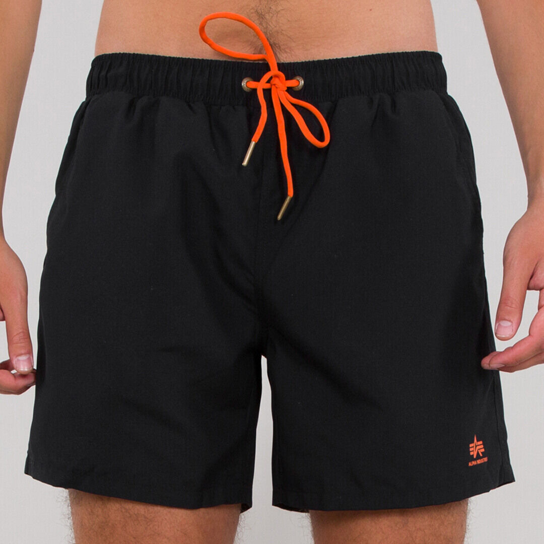 Alpha Industries Basic Badehose L Schwarz