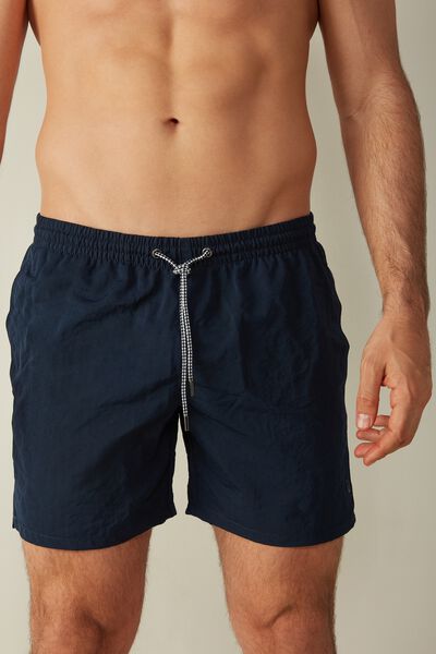 Intimissimi Jednobarevné Plavkové Boxerky Střední Délky Člověk Modrá Size S