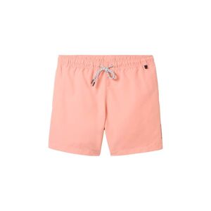 TOM TAILOR Herren Unifarbende Badeshorts, rot, Uni, Gr. XXL