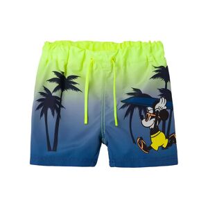 name it - Bade-Shorts NMMMACK MICKEY in safety yellow, Gr.110