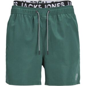 Jack & Jones Badeshorts Grün Unifarben für Herren - XS