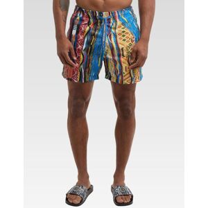 Carlo Colucci Badeshorts Herren gestreift, mehrfarbig