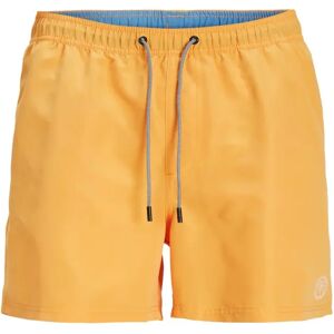 Jack & Jones Badeshorts mit Logoprint - Gelb - Size: 44/30