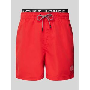 Jack & Jones Badehose mit elastischem Bund Modell 'FIJI' men Rot XS;S;M;L;XL;XXL