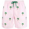 MC2 Saint Barth Badeshorts mit Palmenstickerei - Rosa L Unisex