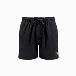 Puma Swim Herren Mittellange Badeshorts mit sichtbarem Kordelzug   Mit Aucun   Schwarz   Größe: M